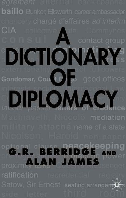 A Dictionary Of Diplomacy G James Berridge Shop Online For Books In Fiji