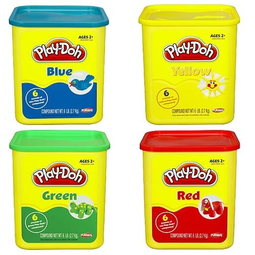 big bucket of play doh