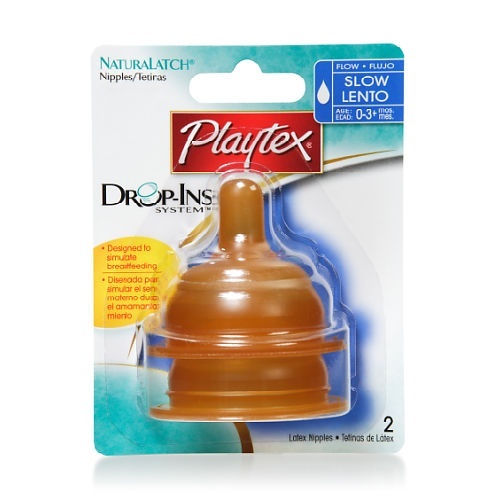 playtex naturalatch latex slow flow
