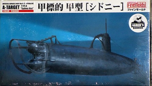 Fine Molds Midget Submarine A-TARGET Type A Pearl Harbor 1/72 scale kit NEW F/S Fine Molds Midget Submarine A-TARGET Type A Pearl Harbor 1/72 scale kit NEW F/S