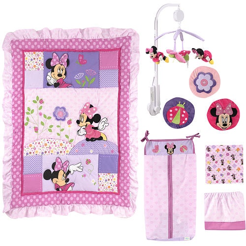 minnie mouse cot set