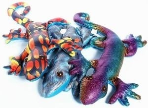 sand filled gecko toy