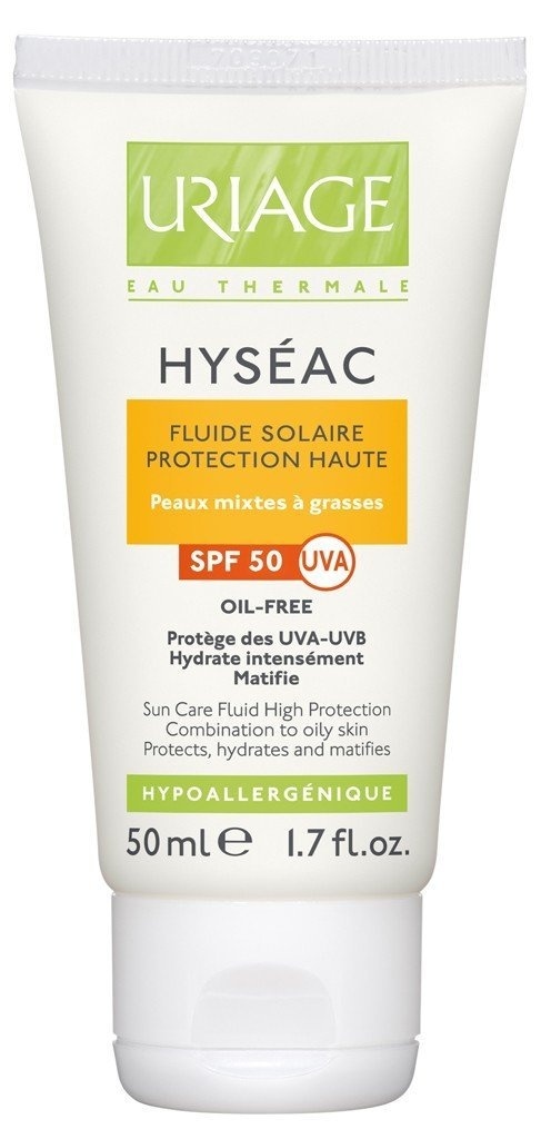 uriage hyseac fluid spf 50 ingredients