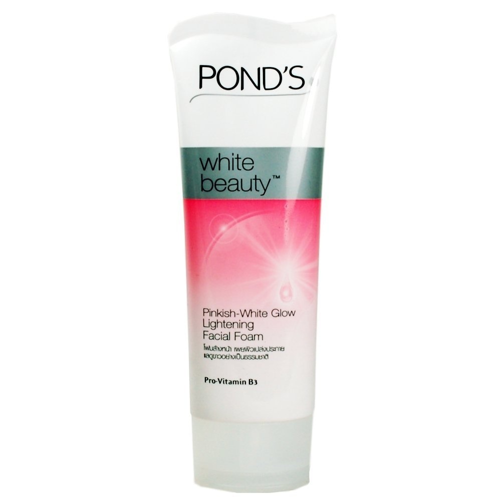 ponds white facial foam