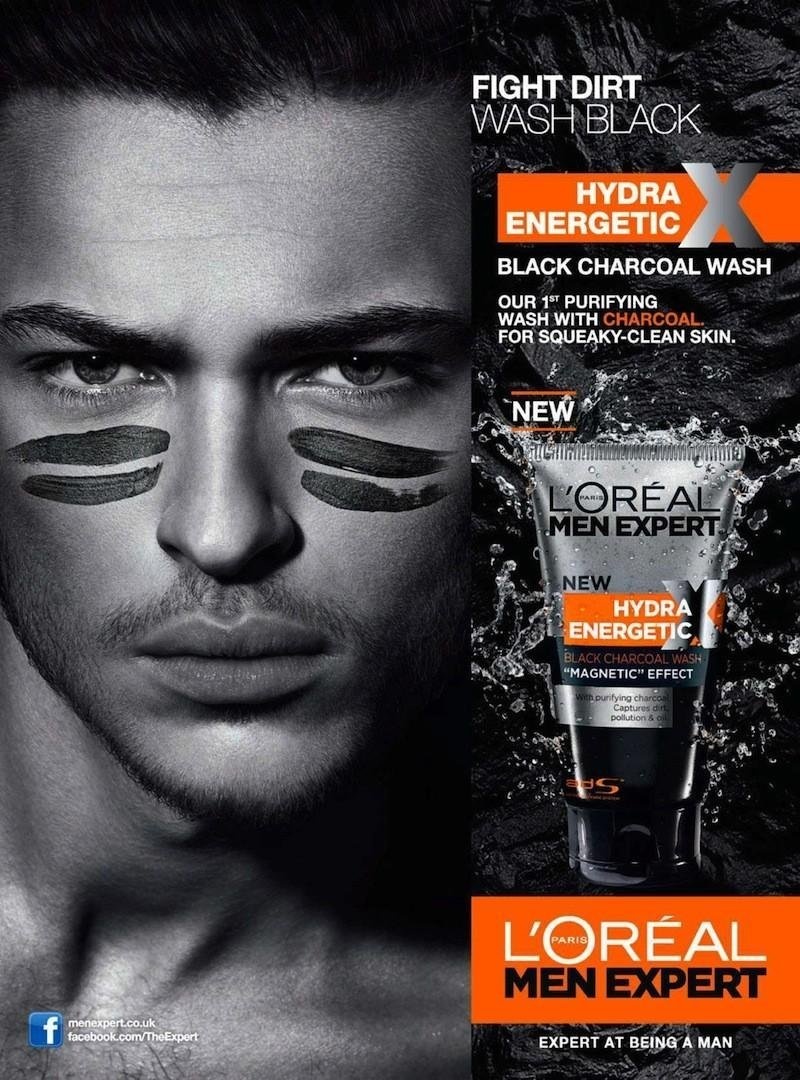 loreal men charcoal face wash
