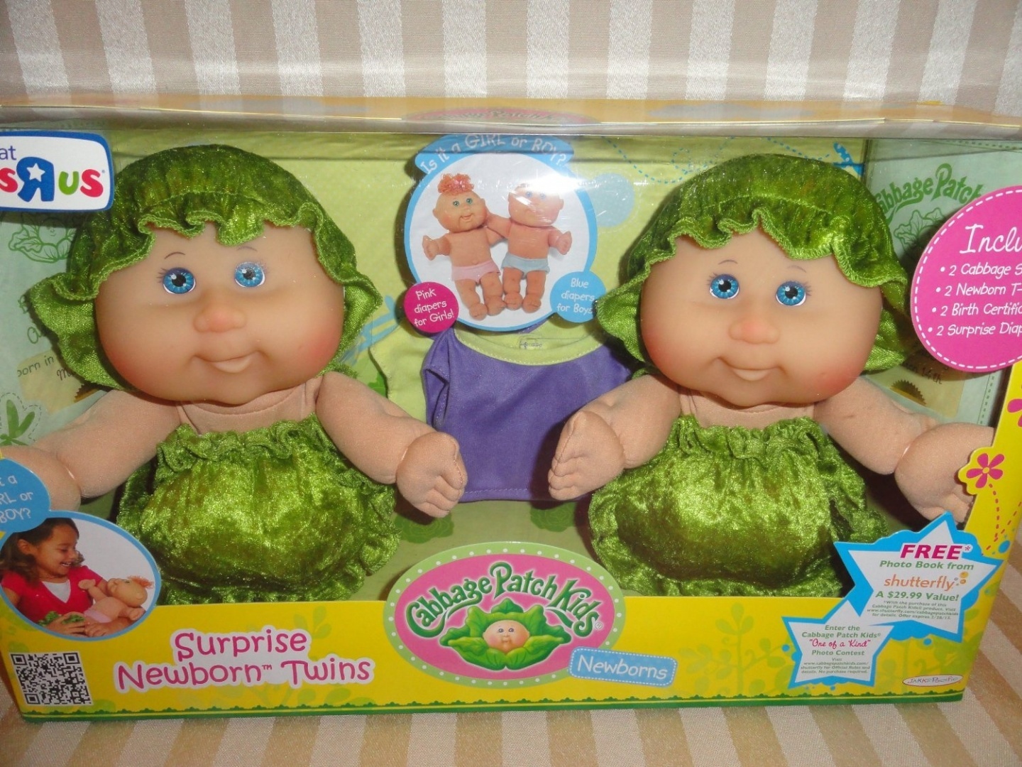 cabbage patch surprise newborn twins