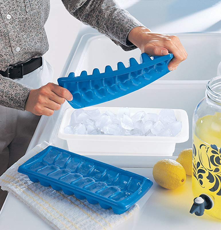 Rubbermaid 2862RDWHT White Ice Cube Storage Bin
