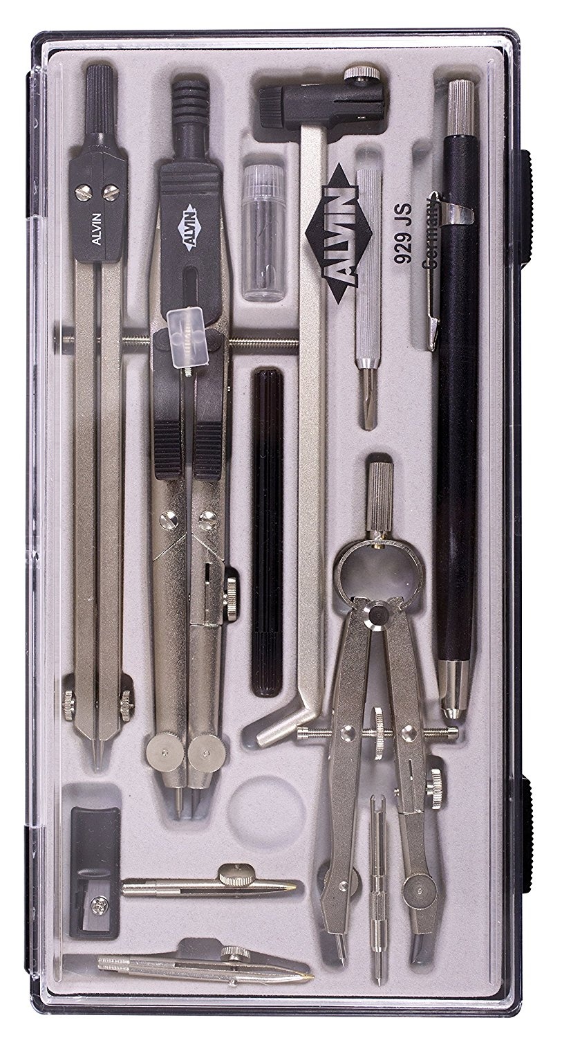 Compass Alvin Alvin Jet-Bow Beam Drawing Set - Professional Geometry ...