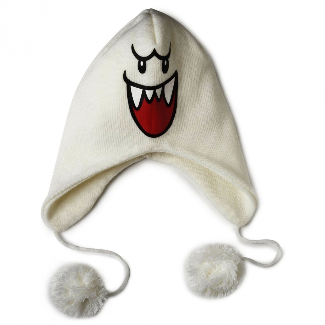 Super Mario Bros Boo Ghost White 