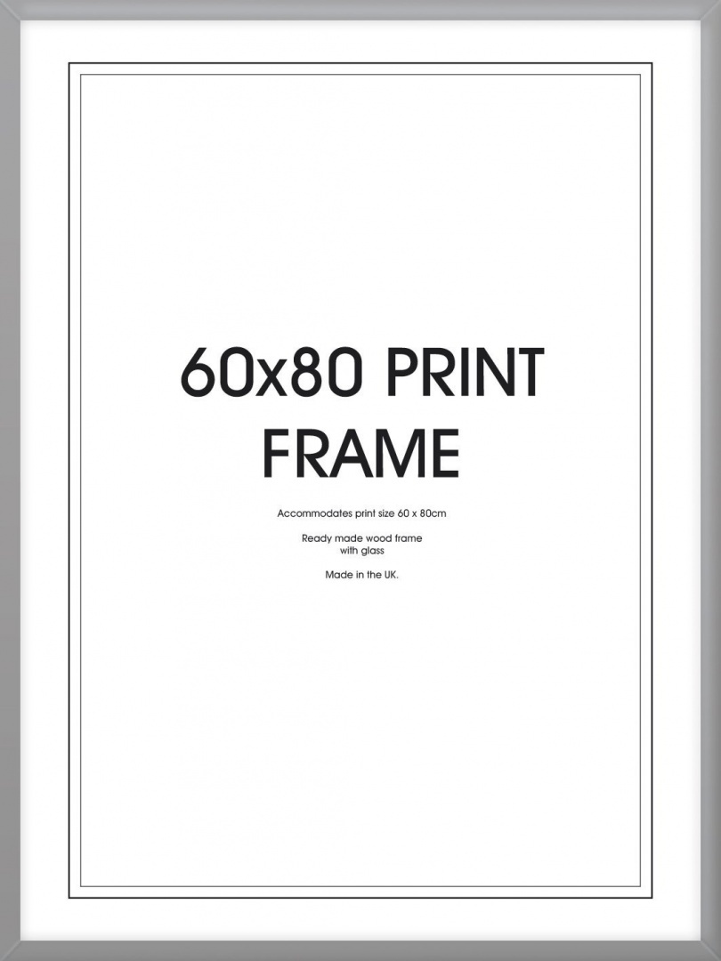Gb Eye Silver Art Print Frame 60 X 80cm Silver By Gb Eye Ltd Shop Online For Homeware In Fiji