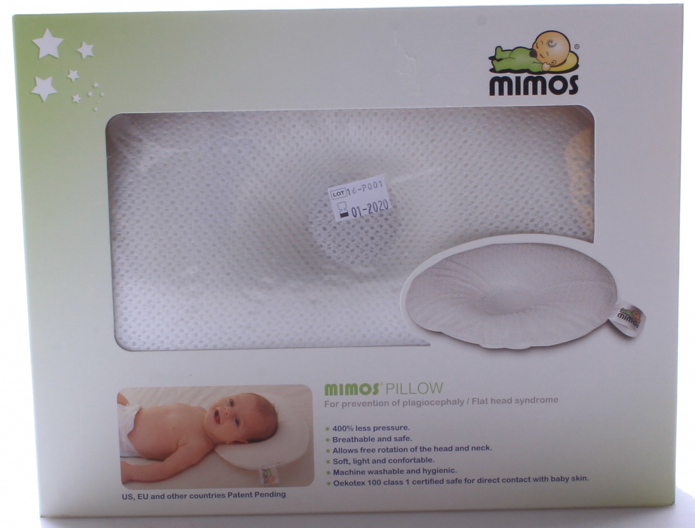 Baby Pillow For Baby Flat Head Syndrome Plagiocephaly Airflow