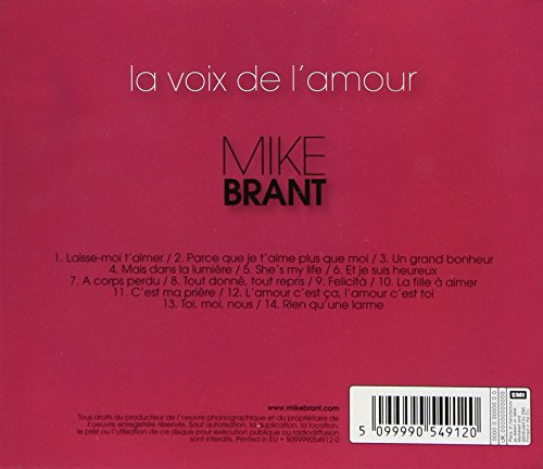 La Voix De L Amour Mike Brant Shop Online For Music In The United States
