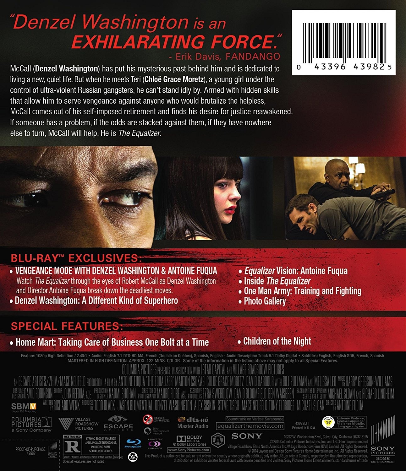 The Equalizer [Blu-ray], Antoine Fuqua (Director) Denzel