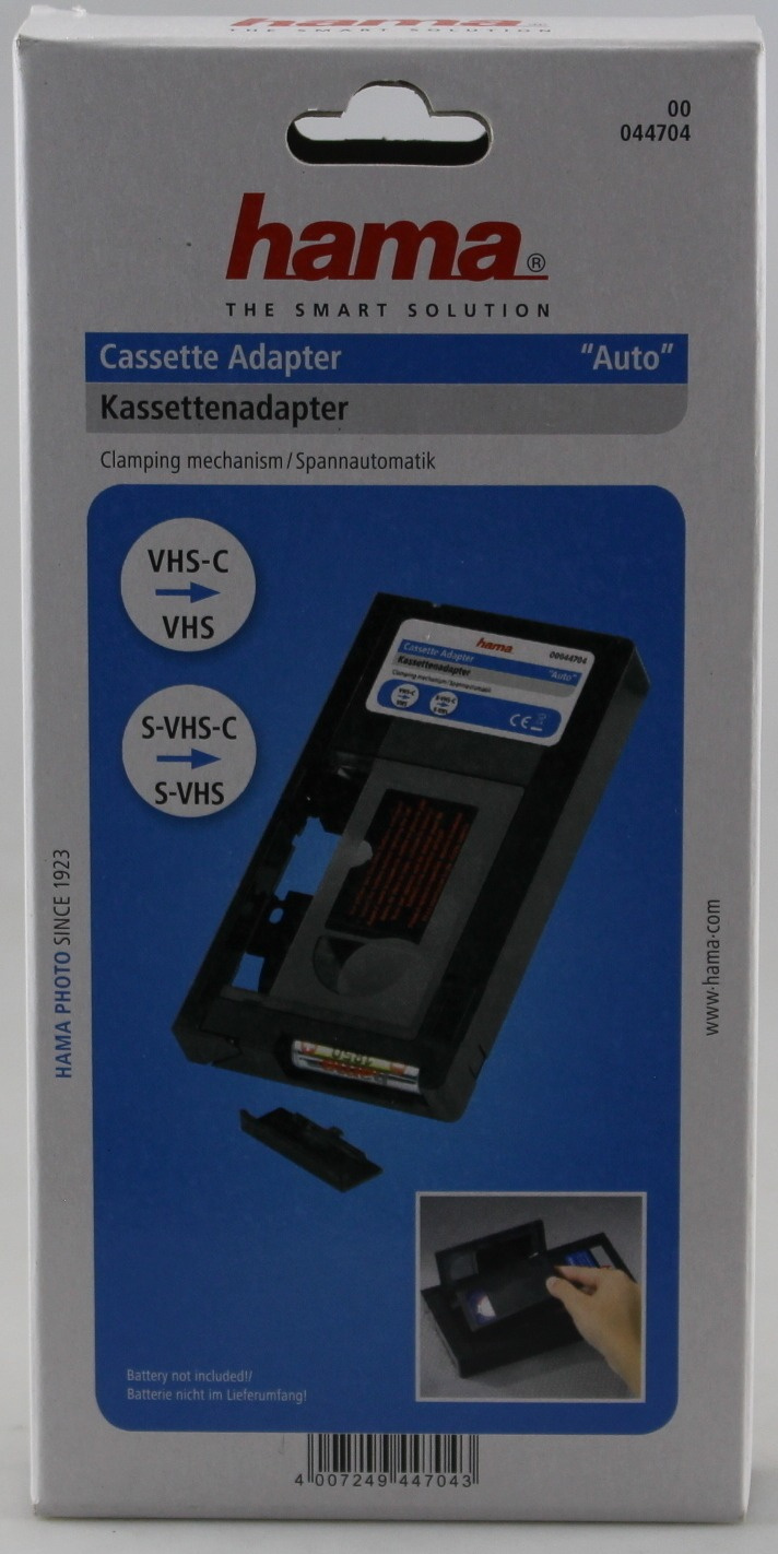 entrer trône rive hama cassette adapter vhs c vhs auto sondage Jours de