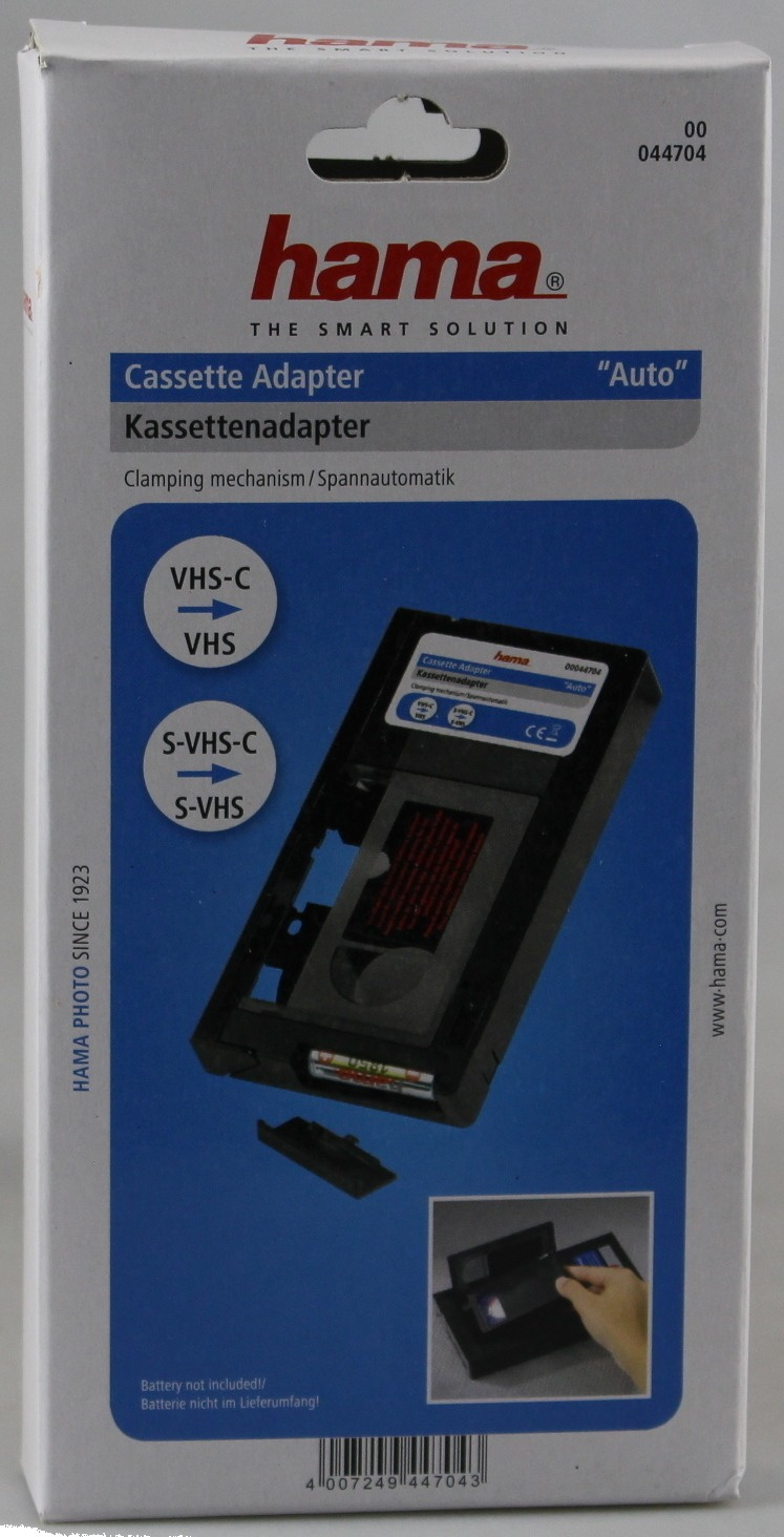 entrer trône rive hama cassette adapter vhs c vhs auto sondage Jours de