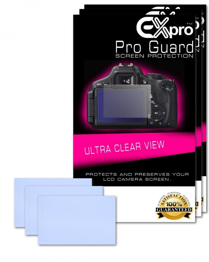 Ex-Pro ® 3 X Pro Guard Ultra Clear View LCD Protectores de pantalla para Canon G15 Ex-Pro ® 3 X Pro Guard Ultra Clear View LCD Protectores de pantalla para Canon G15