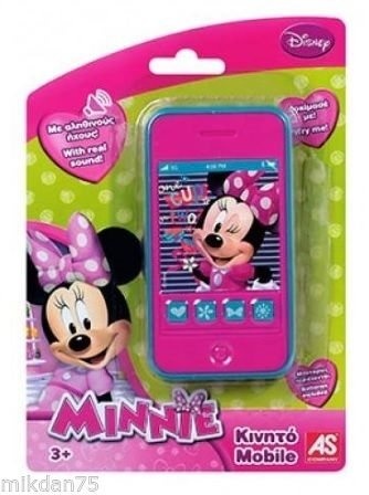 minnie mouse play cell phone