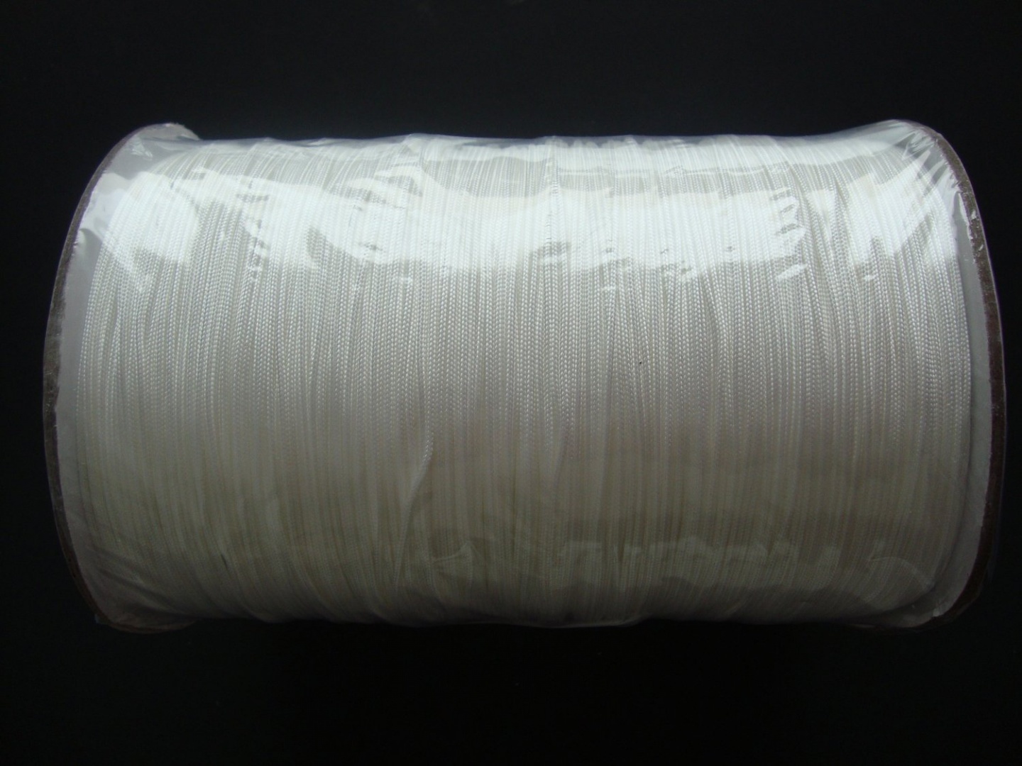 White Nylon Braided Drapery Cord 200 yds