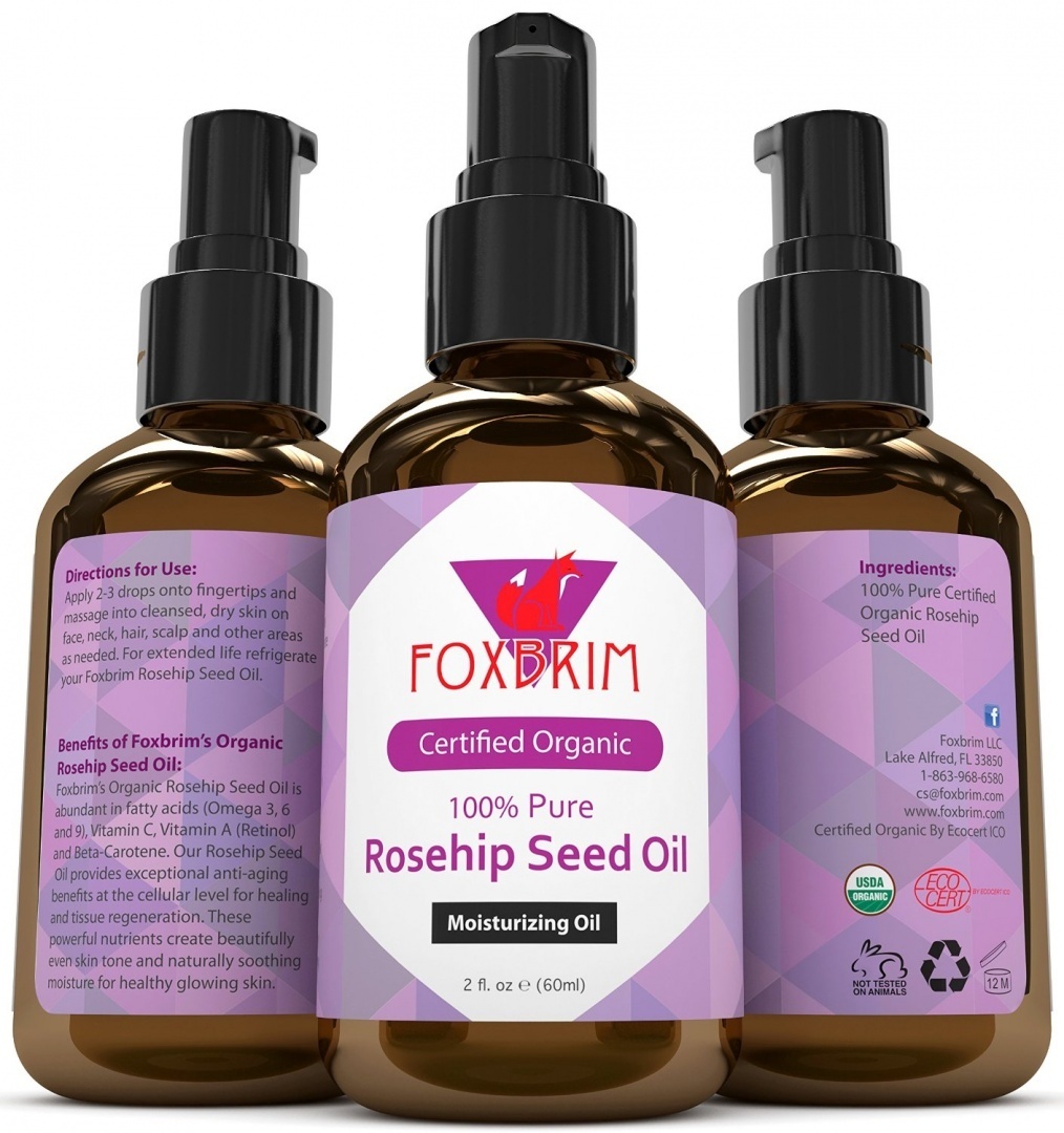 Best Organic Rosehip Seed Oil 100 Pure Natural Moisturise Skin Hair Face And Nails Premium Beauty Oil Unrefined Cold Pressed Virgin Highest Quality Available Backed