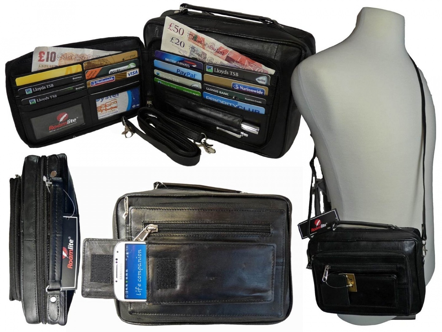 leather travel organiser