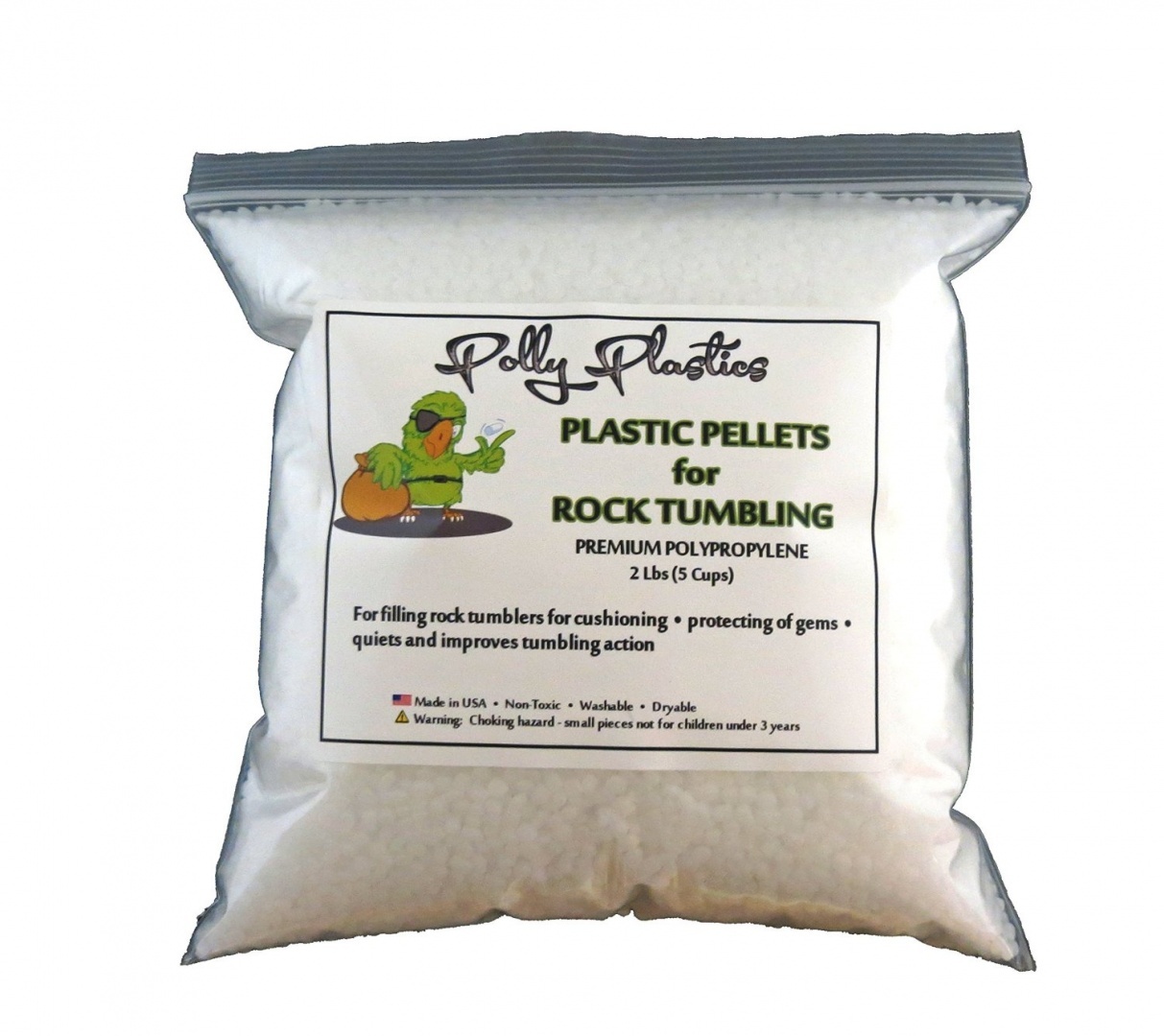 Educational Toys Polly Plastics Rock Tumbler Tumbling Media Grit Kit