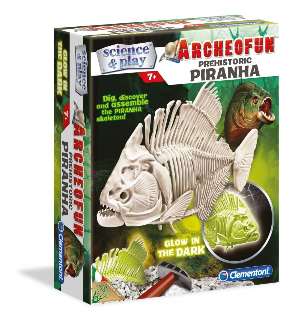 Clementoni Archeofun T-REX Glow in The Dark Scientific Kit Clementoni Archeofun T-REX Glow in The Dark Scientific Kit