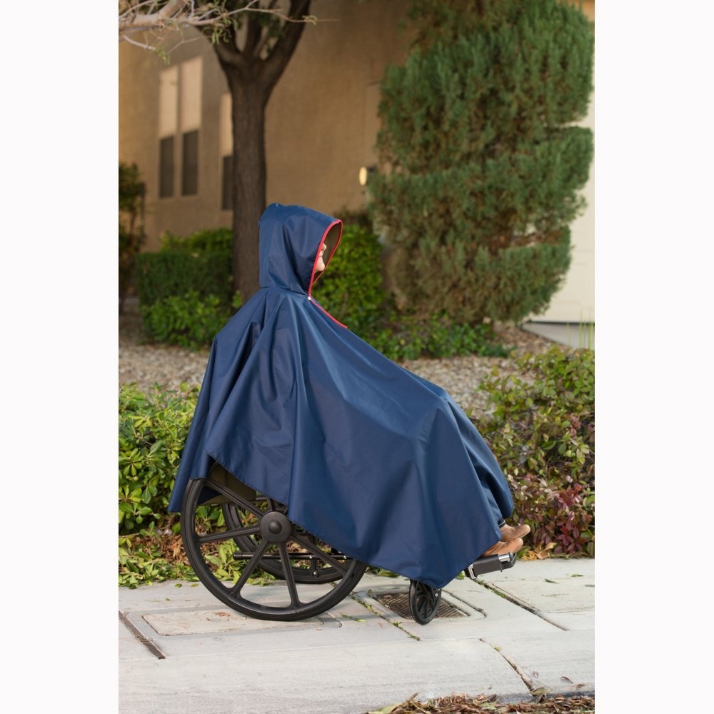 Wheelchair Rain Poncho-Forest 