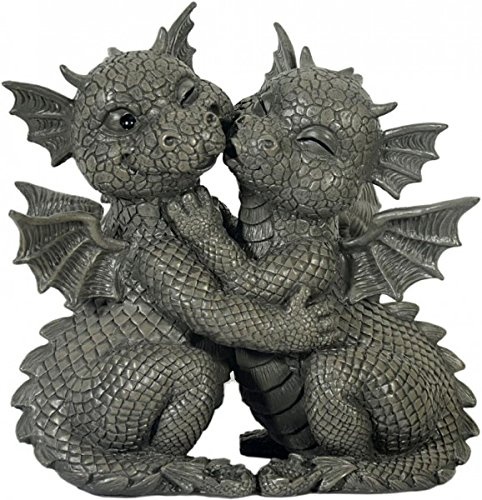 Ars Bavaria Couple Kissing Dragon Figure Garden Ornament Love By Mcm For Homeware In Fiji Ars Bavaria Couple Kissing Dragon, Dragon Garden Ornaments Australia