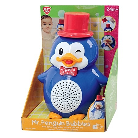 penguin bubble bath toy