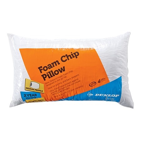 foam chip pillow