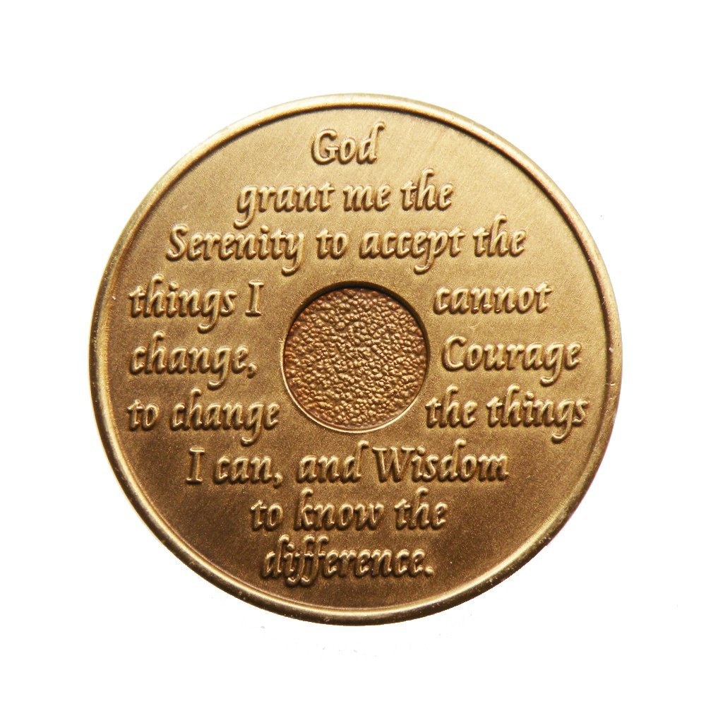 Alcoholics Anonymous AA Certificate of Sobriety 20 Year Award Medallion Token Alcoholics Anonymous AA Certificate of Sobriety 20 Year Award Medallion Token