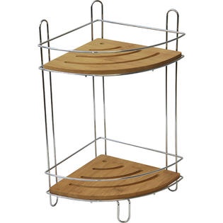Free Standing Shower Corner Caddy Shelves Chrome By Evideco Shop