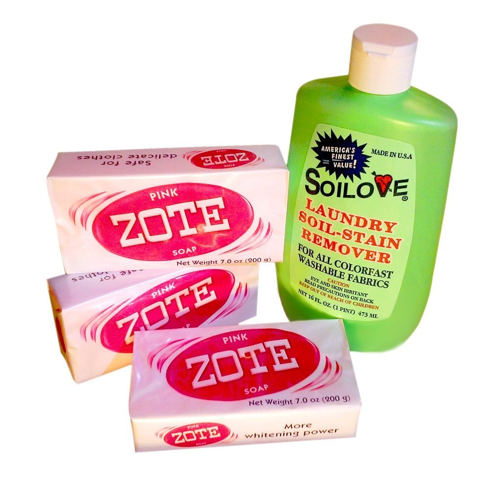 Soilove Laundry Soil Stain Remover 16 Fluid Ounces Plus Pink Zote 210ml 200g Soap Bars Pack Of 3 By Soilove Shop Online For Homeware In The United States