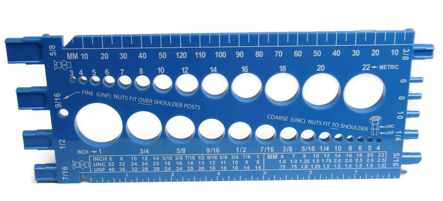 Measure A Screw Bolt Nut Screw Thread Fastener Gauge Checker Metric