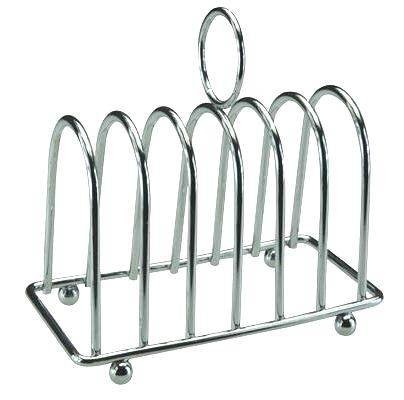 KitchenCraft Industrial Kitchen Vintage-Style Metal Toast Rack 14.5 x 11 x 7 cm