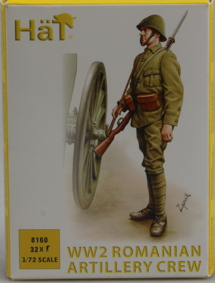 HaT Miniatures 1/72 WORLD WAR II ROMANIAN ARTILLERY CREW Figure Set HaT Miniatures 1/72 WORLD WAR II ROMANIAN ARTILLERY CREW Figure Set