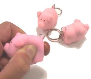 pig keychain