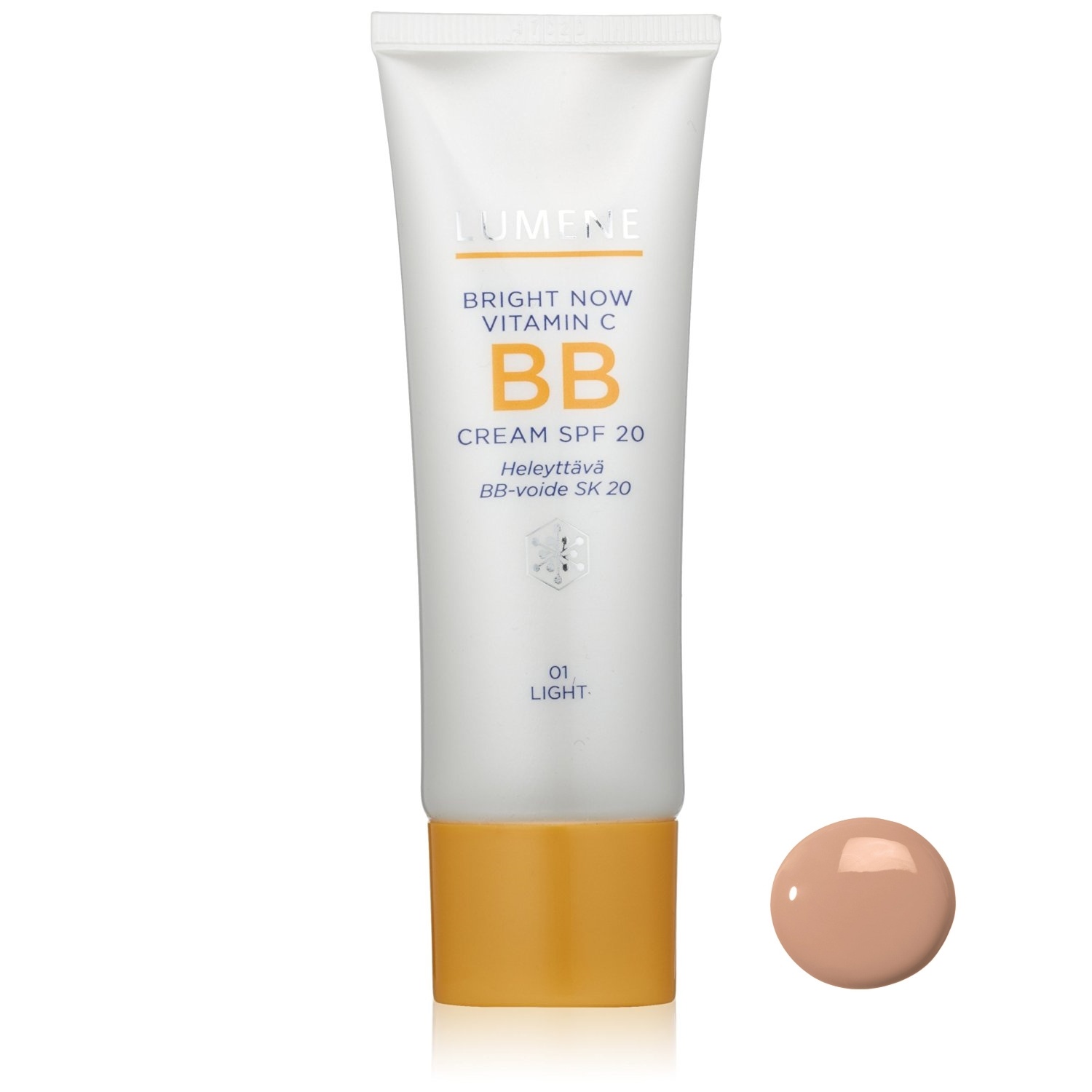 lumene bright now vitamin c bb cream spf 20 light 1.7 fluid ounce