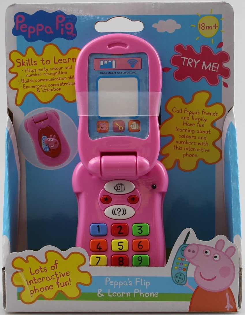 peppa pig flip and learn phone