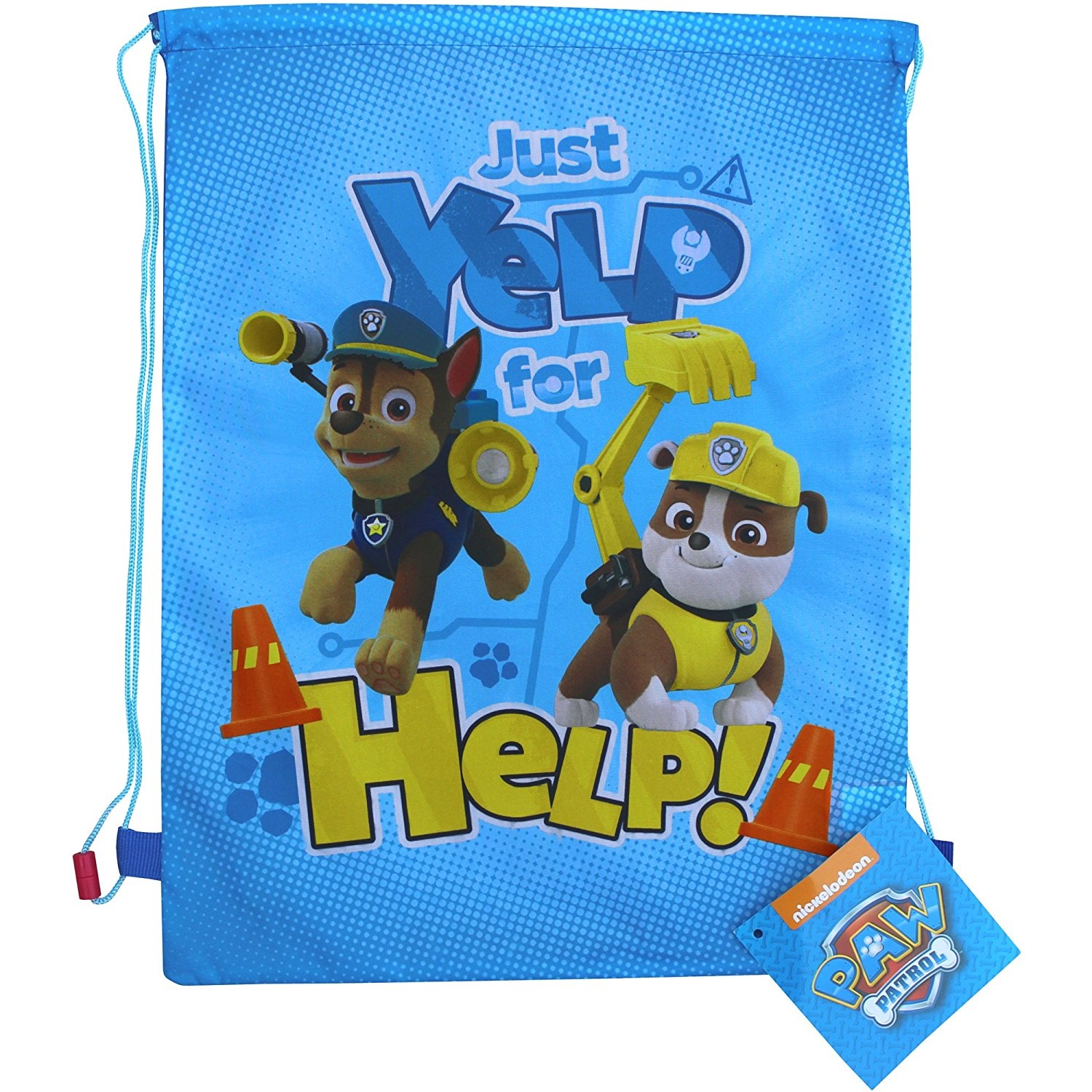 PAW Patrol School Book Bag and Drawstring Swimming Bag Set