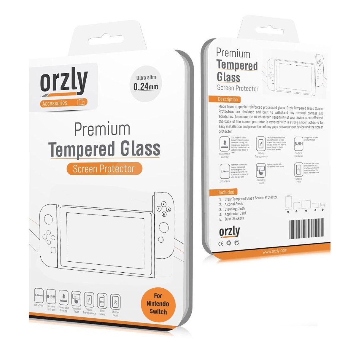 orzly nintendo switch screen protector