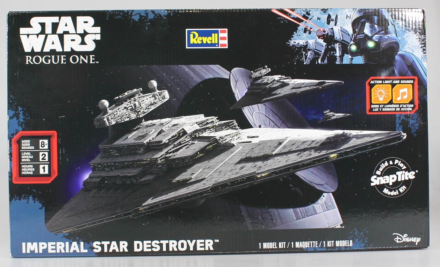Revell Star Wars SnapTite Build and Play Imperial Star Destroyer Model Building Kit 16x9x4 Revell Star Wars SnapTite Build and Play Imperial Star Destroyer Model Building Kit 16x9x4