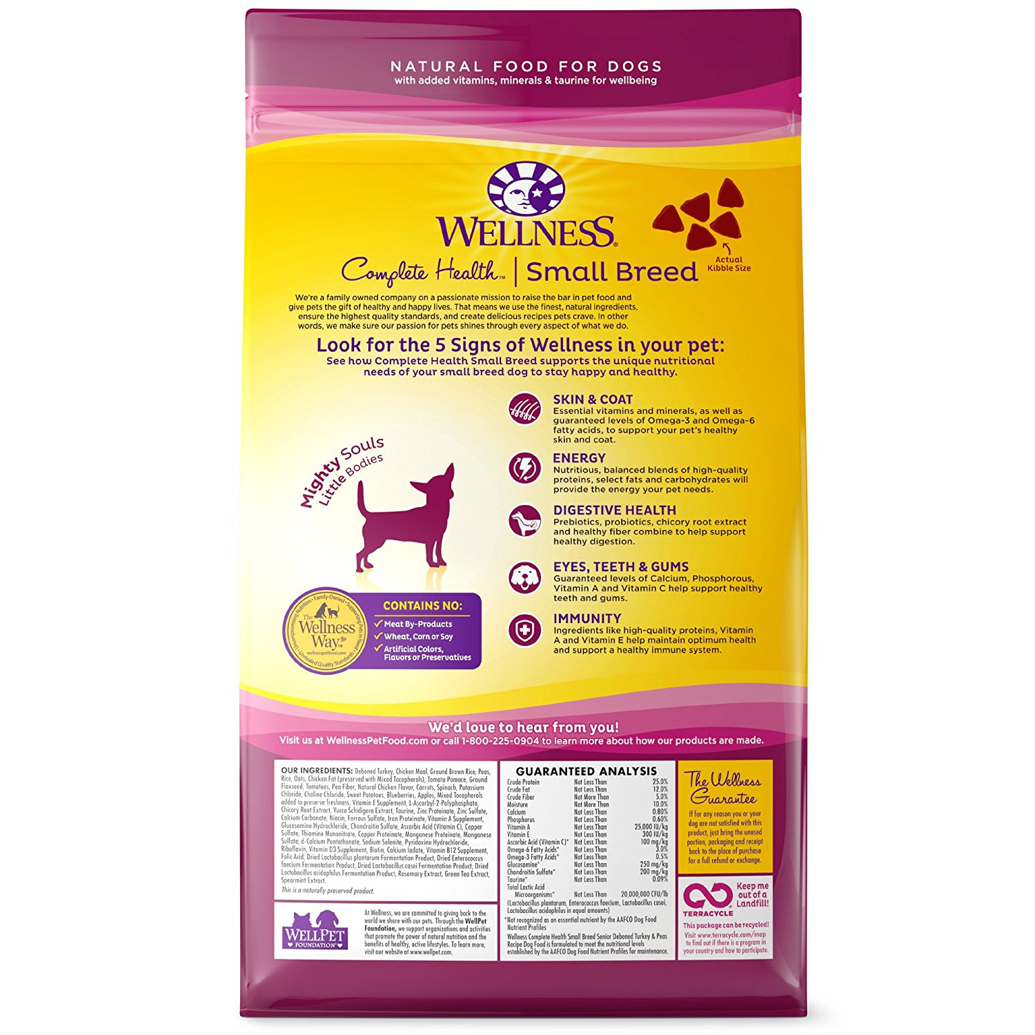 wellness complete health grain free puppy