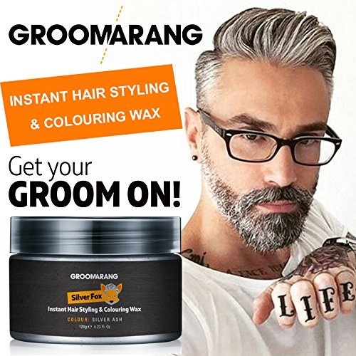 Groomarang Silver Fox Instant Free Style Hair Styling Colouring
