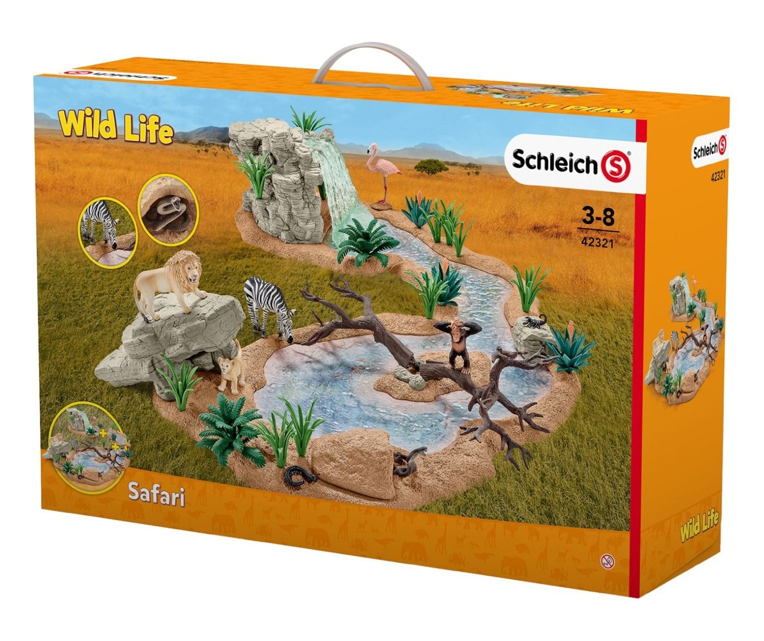 schleich big adventure at the watering hole