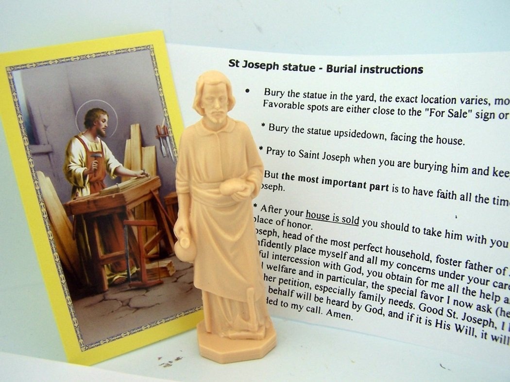 st joseph statue home seller selling kit saint house figurine and instruction prayers and medal by religious gifts shop online for homeware in fiji st joseph statue home