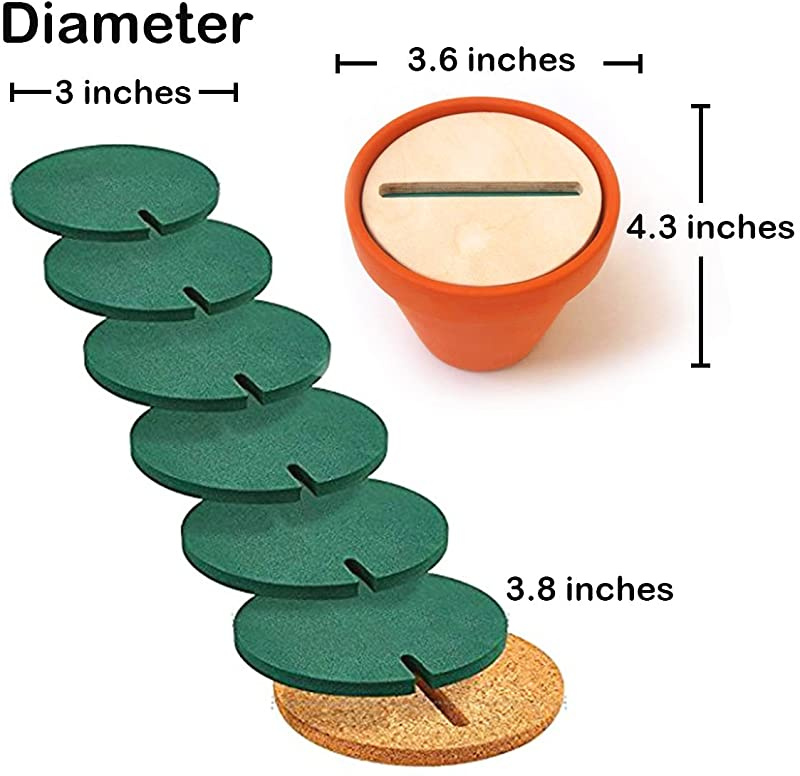 Funny Cork Coasters Cactus Coaster for Drinks 6 Pieces with Flowerpot Holder DIY Novelty Gifts for Home Decor Office Bar Sirensky Brand Funny Cork Coasters Cactus Coaster for Drinks 6 Pieces with Flowerpot Holder DIY Novelty Gifts for Home Decor Office Bar Sirensky Brand