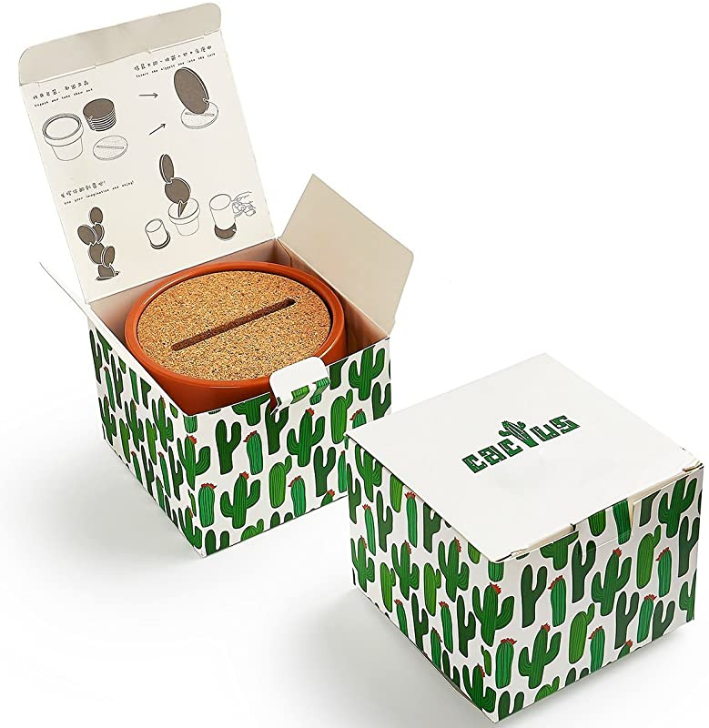 Funny Cork Coasters Cactus Coaster for Drinks 6 Pieces with Flowerpot Holder DIY Novelty Gifts for Home Decor Office Bar Sirensky Brand Funny Cork Coasters Cactus Coaster for Drinks 6 Pieces with Flowerpot Holder DIY Novelty Gifts for Home Decor Office Bar Sirensky Brand