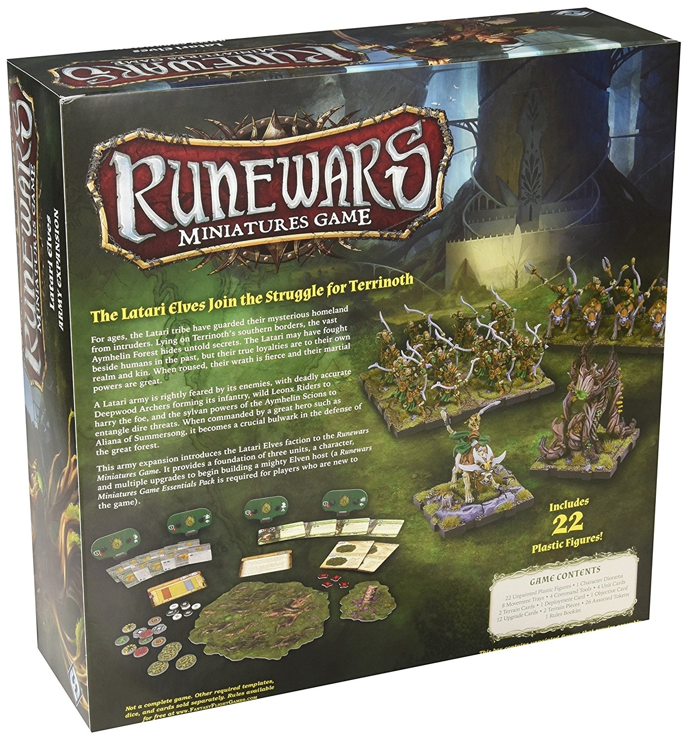 Fantasy Flight Games FFGRWM14 Latari Elf Army Expansion Runewars Miniatures Game Fantasy Flight Games FFGRWM14 Latari Elf Army Expansion Runewars Miniatures Game