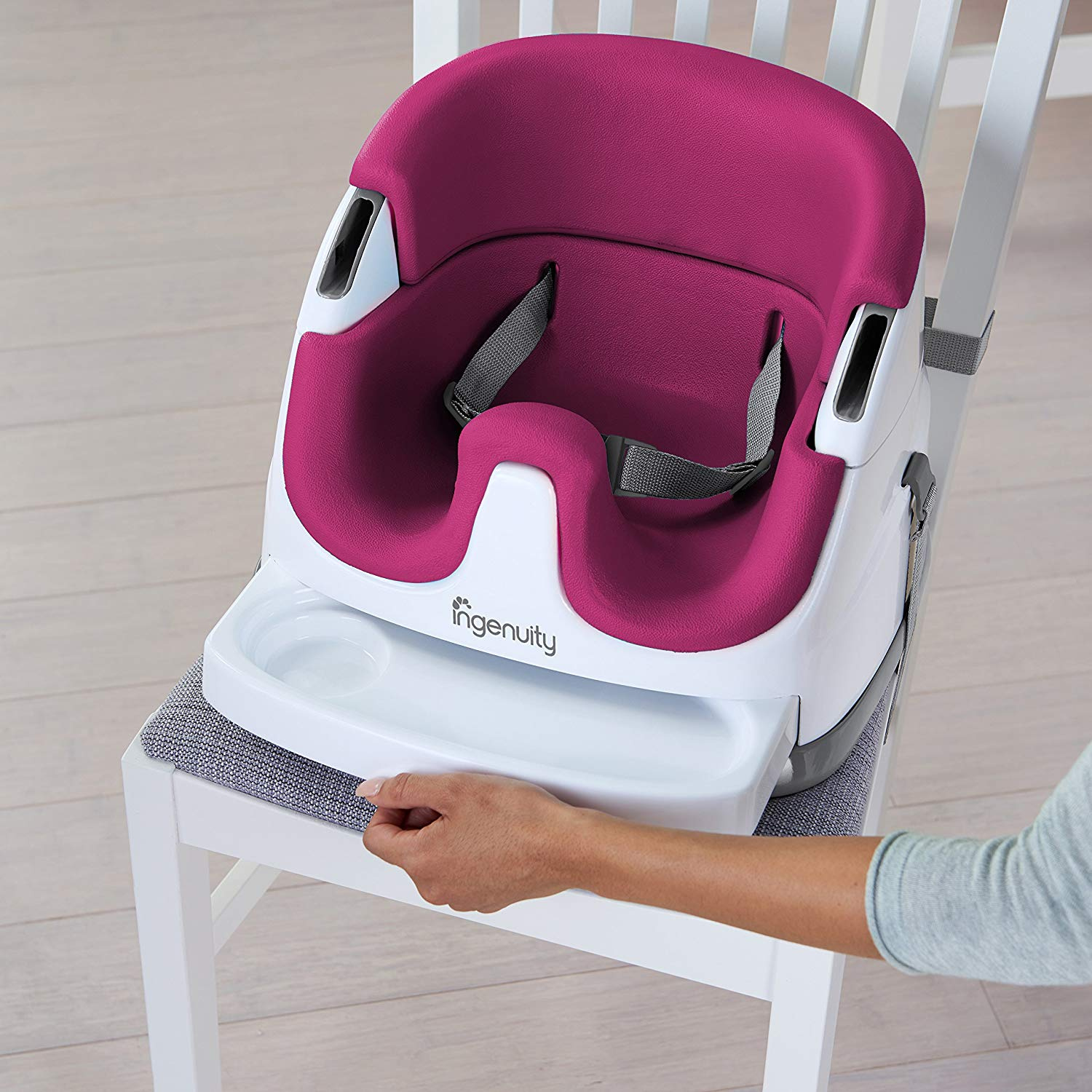 Pink Flambe Ingenuity Baby Base 2-In-1 Seat